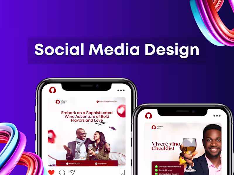 Cover image for High quality social media design for Instagram and Facebook 