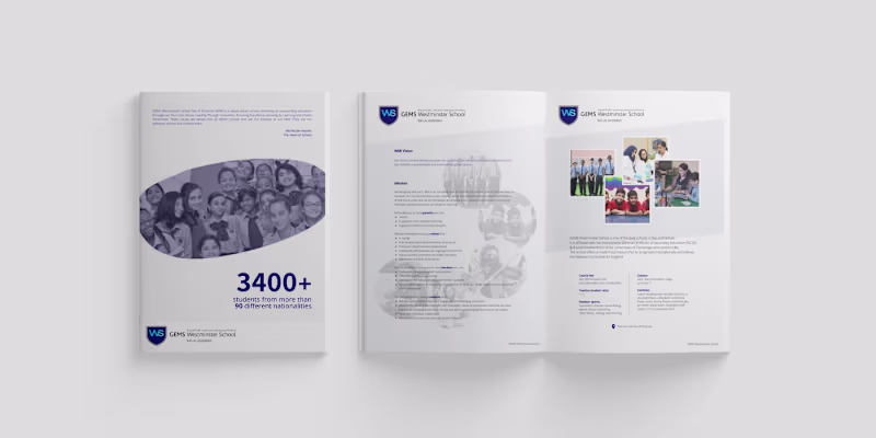 Cover image for School brochure :: Behance