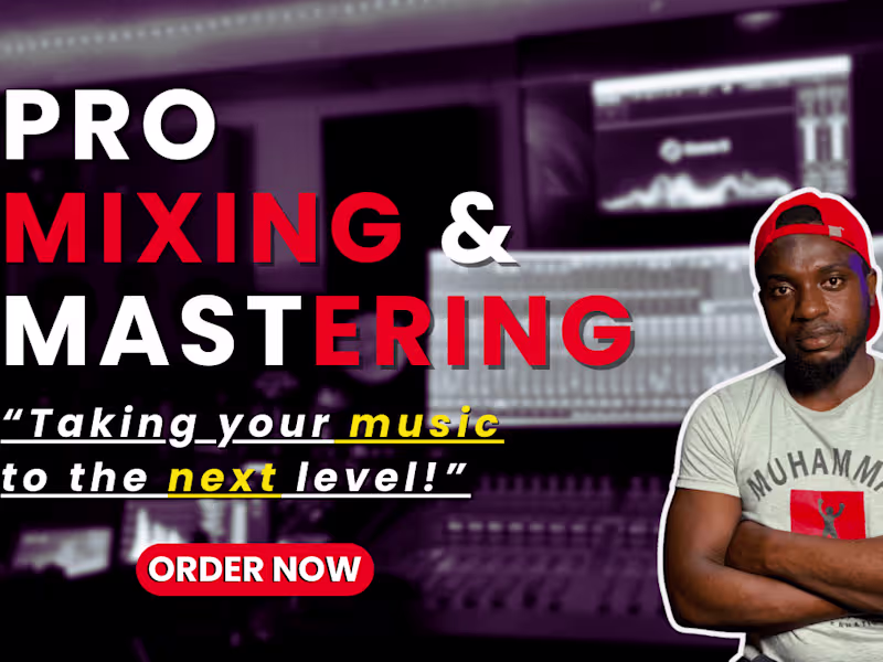 Cover image for I will deliver professional mixing and mastering for your music