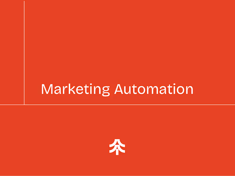 Cover image for Marketing Automation 