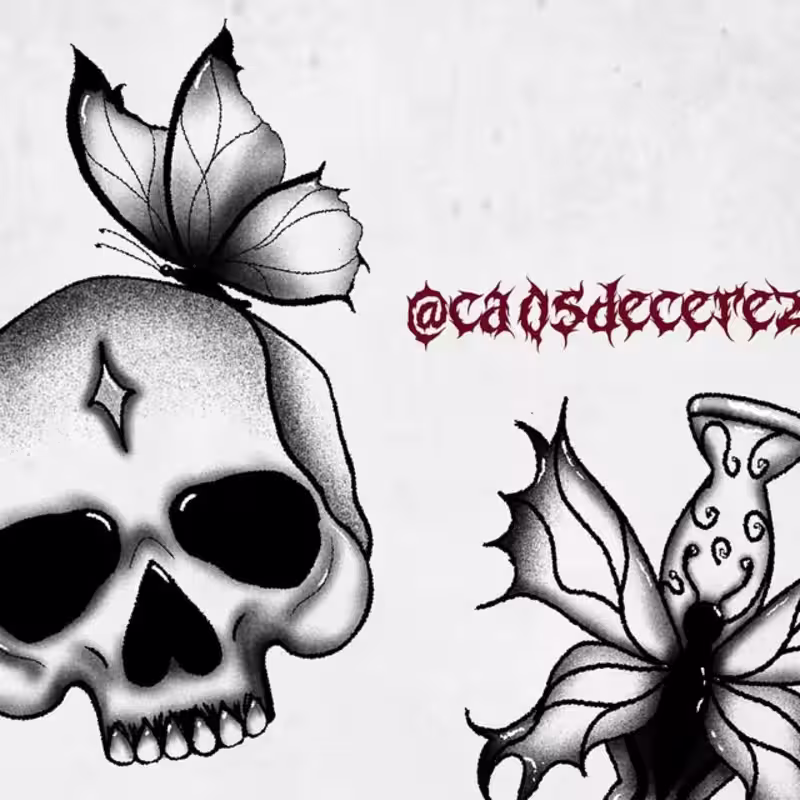 Cover image for tatuajes | arte | uñas | tote bags on Instagram: “Mariposas con…