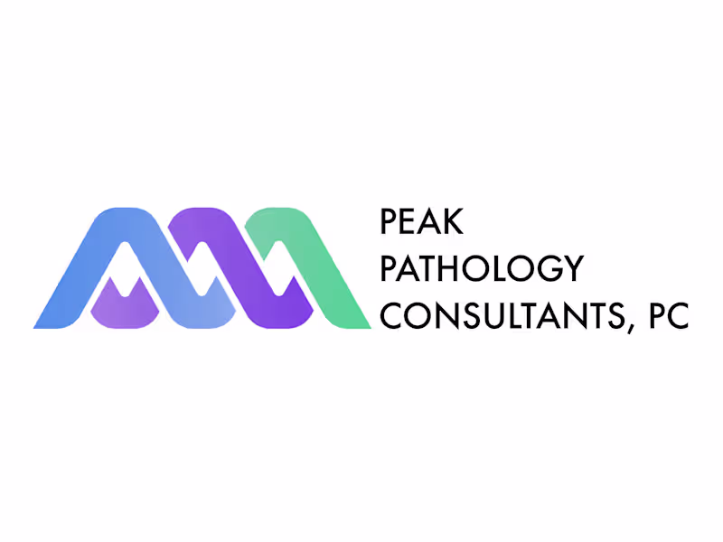 Cover image for Peak Pathology Logo Design
