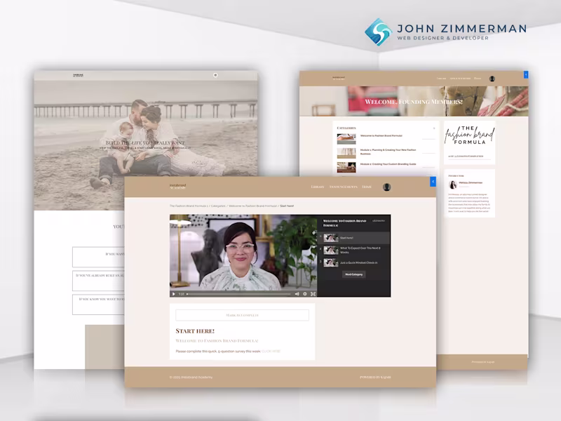 Cover image for Instabrand Academy — Custom Kajabi Course Launch Instabrand ...