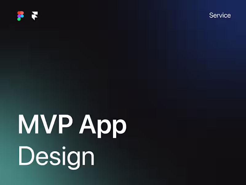Cover image for MVP Mobile App Design