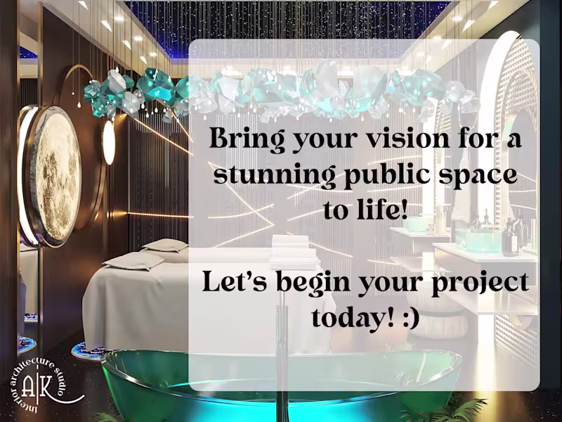 Cover image for COMMERCIAL Interior Design | High-Quality Visualization