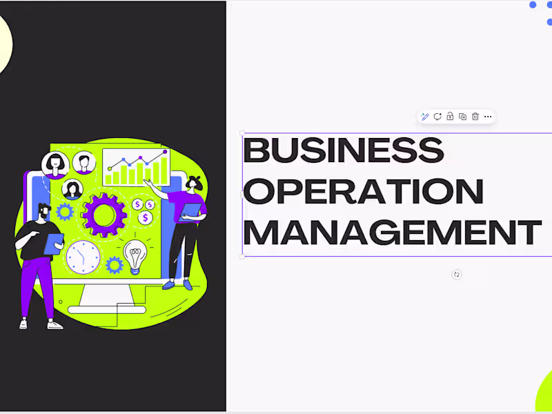 Cover image for Business Operations & Process Improvement