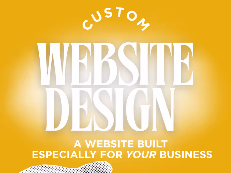 Cover image for Website design built for your vision