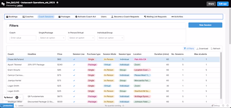 Cover image for Retool and Workflows Implementation for SaaS Platform