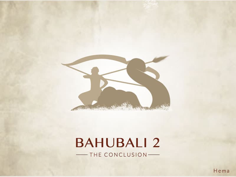 Cover image for Baahubali 2: The Conclusion - Minimal Poster design