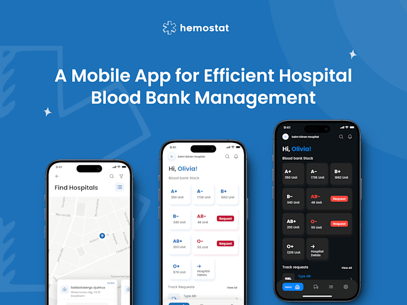 Cover image for Hemostat - Blood Bank Management Made Easy.