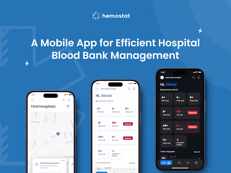 Cover image for Hemostat - Blood Bank Management Made Easy.