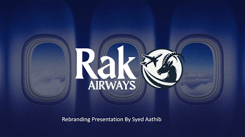 Cover image for Re Branding : Rak Airways by Syed Aathib