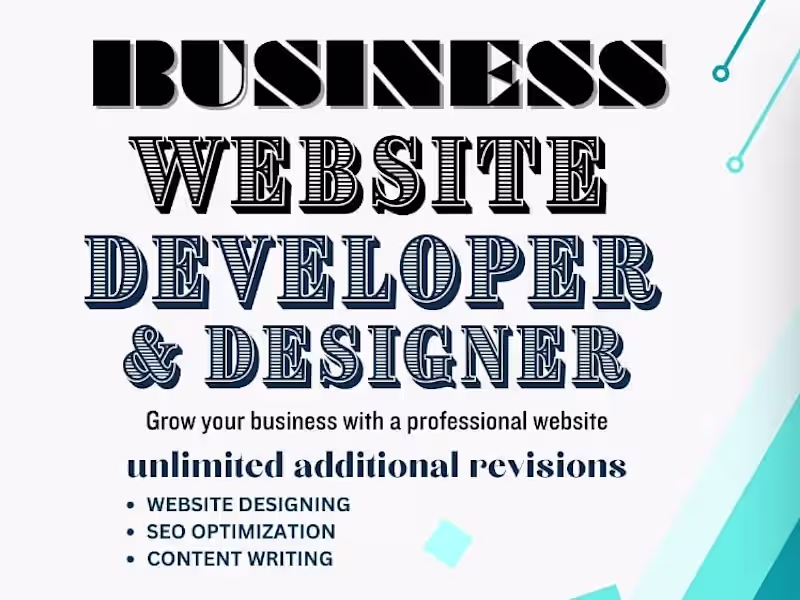 Cover image for I will develop a business wordpress website 