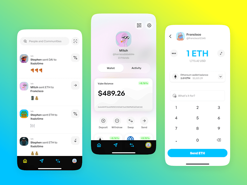 Cover image for Vybe - Send Crypto to Friends
