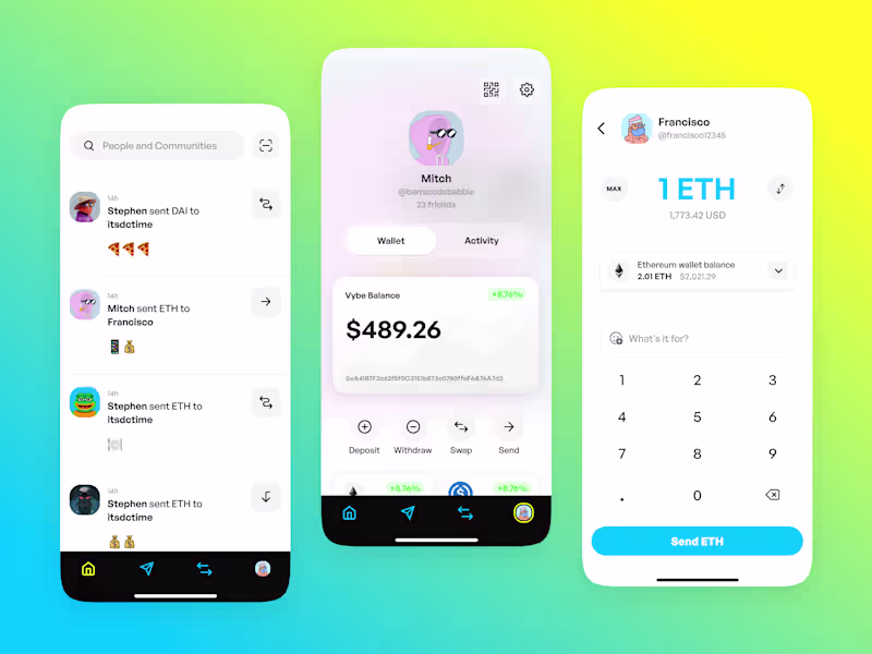 Cover image for Vybe - Send Crypto to Friends