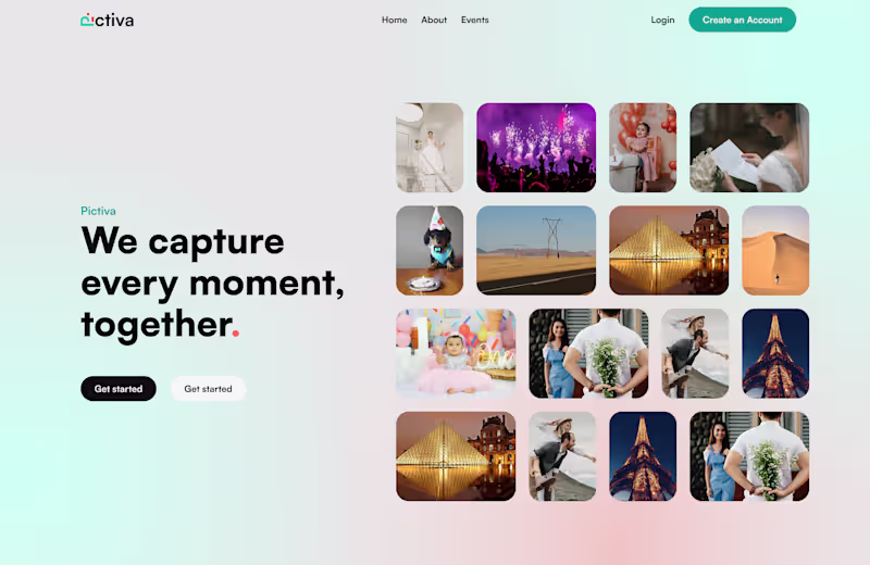 Cover image for Pictiva.de | Event Photo Sharing Platform