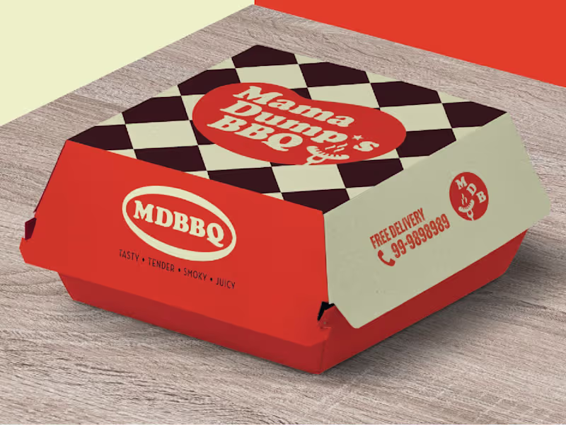 Cover image for Visual Identity for Mama Dump's BBQ