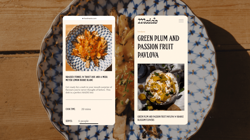 Cover image for Food Maide Website