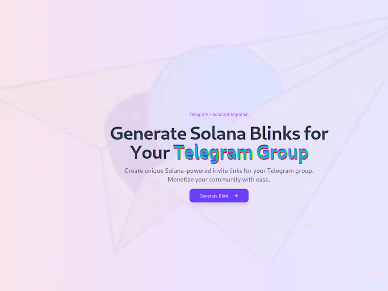 Cover image for telegram-Blink