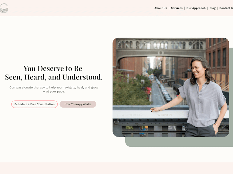 Cover image for Custom Website for Allay Therapy, New York