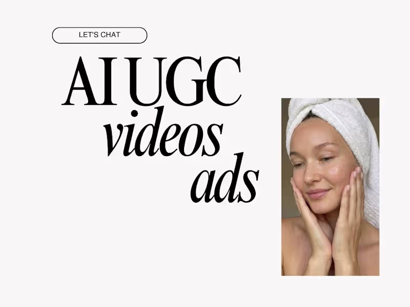 Cover image for AI UGC Video Ads for Ecommerce, Shopify & Social Media