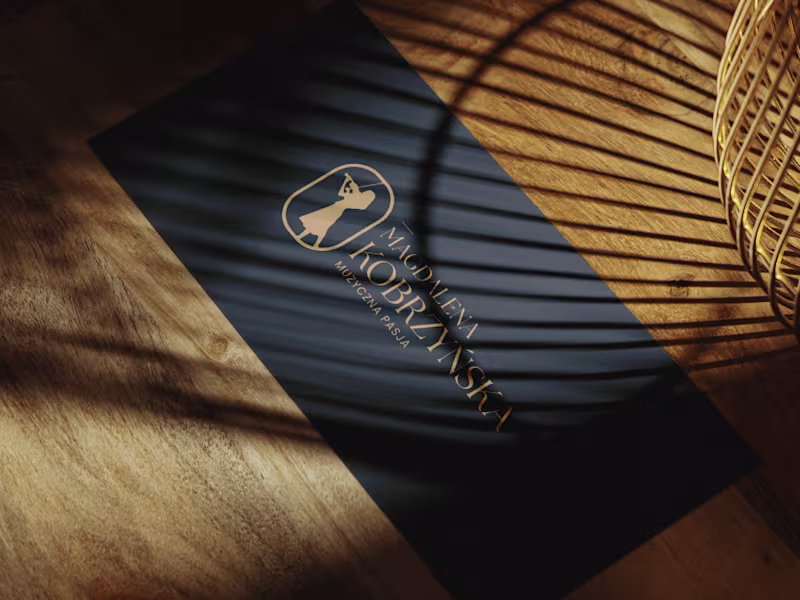 Cover image for A personal Logo design for Magdalena Kobrzynska - Violinist