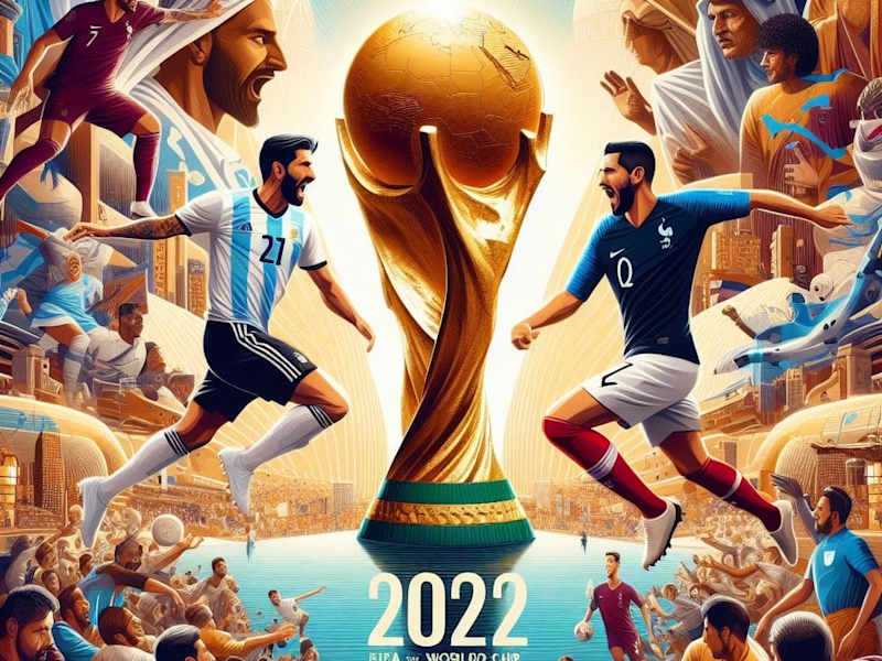 Cover image for A script of the final match in the Football World cup 2022