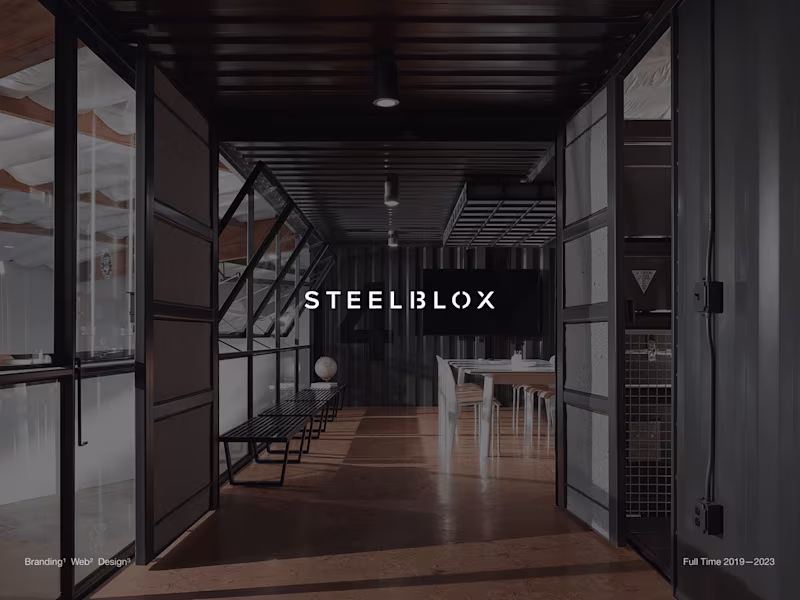 Cover image for Steelblox - Full Time UI Designer & Front End Developer