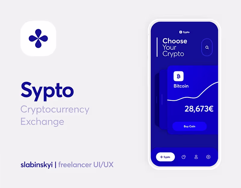 Cover image for Sypto - Cryptocurrency Exchange / UI/UX