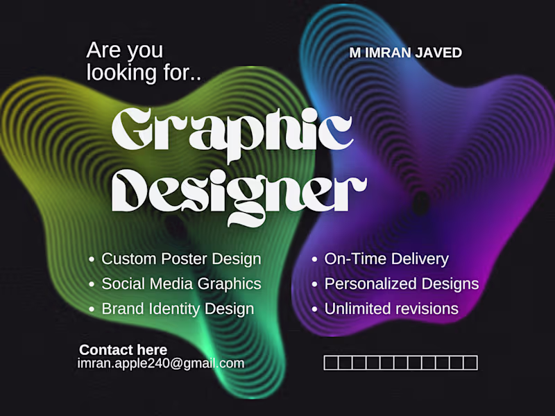 Cover image for Creative Graphic Designer | Posters, Social Media & Branding