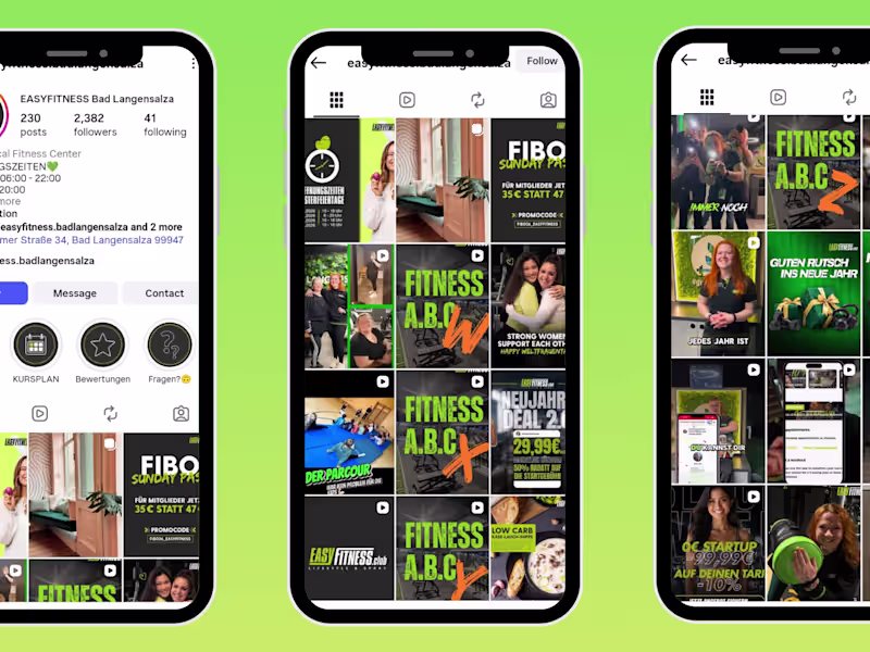 Cover image for Social Media Management | EasyFitness