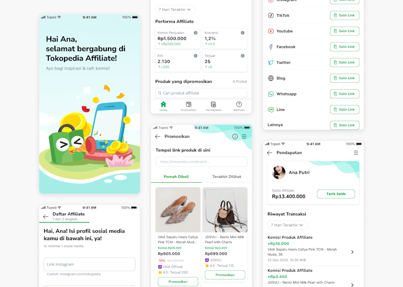 Cover image for Tokopedia Affiliate: Designing a New Feature for Influencers