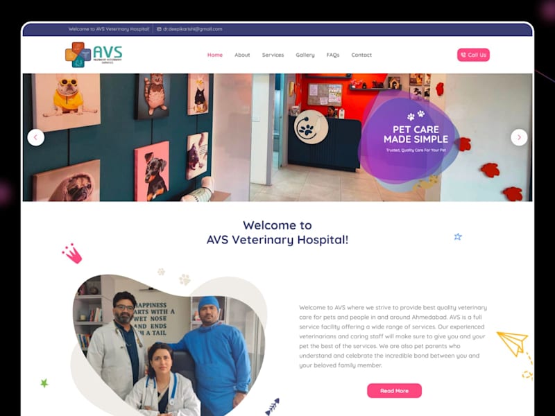 Cover image for AVS Pet Hospital