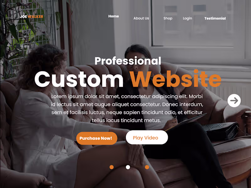 Cover image for I will design your website with WordPress, WIX and Squarespace
