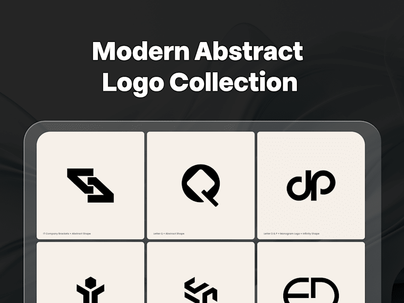 Cover image for Modern abstract logo collection
