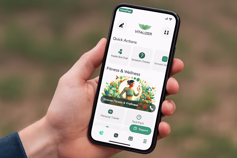 Cover image for Vitalizer – AI-powered personal wellness assistant