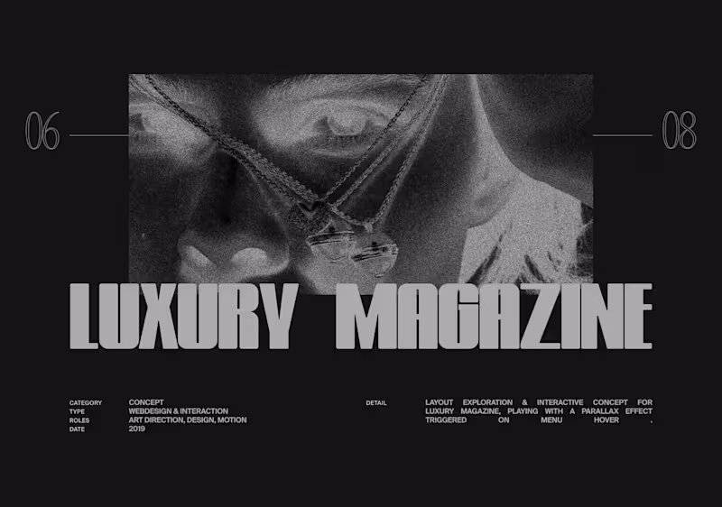 Cover image for Luxury Magazine