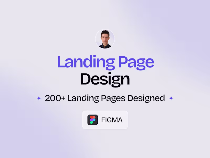 Cover image for Landing Page Design