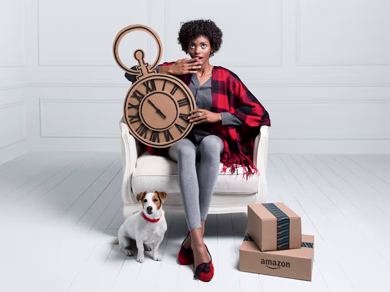 Cover image for Oprah Magazine + Amazon