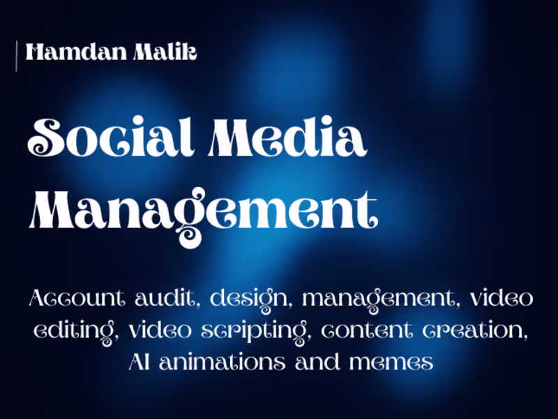 Cover image for Organic Social Media Growth and Management