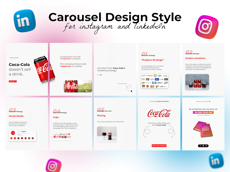 Cover image for Carousel Design Style for Instagram & Linkedln