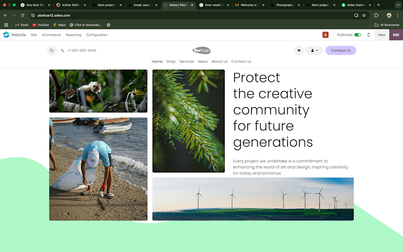 Cover image for website