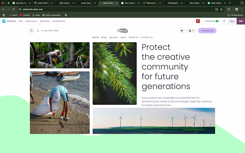 Cover image for website