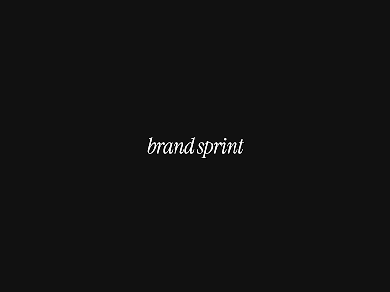 Cover image for Brand Sprint