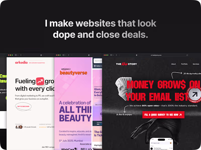 Cover image for Website & Landing Page Design