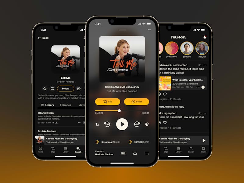 Cover image for Podcast Player | Full Mobile App Design