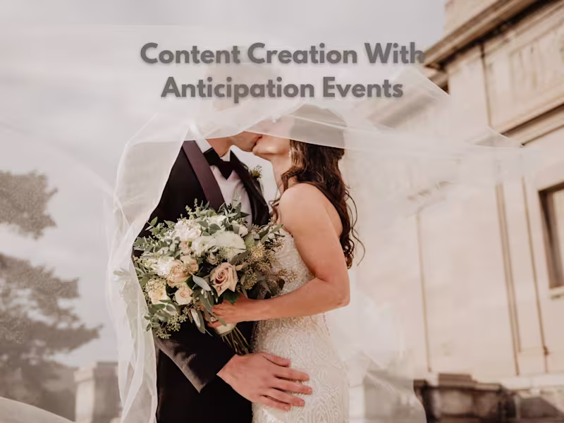 Cover image for Content Creation With Anticipation Events