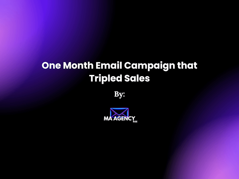 Cover image for One Month Email Campaign.