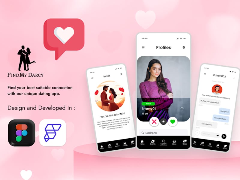 Cover image for FindMyDarcy – Smart Matchmaking with Secure Chats