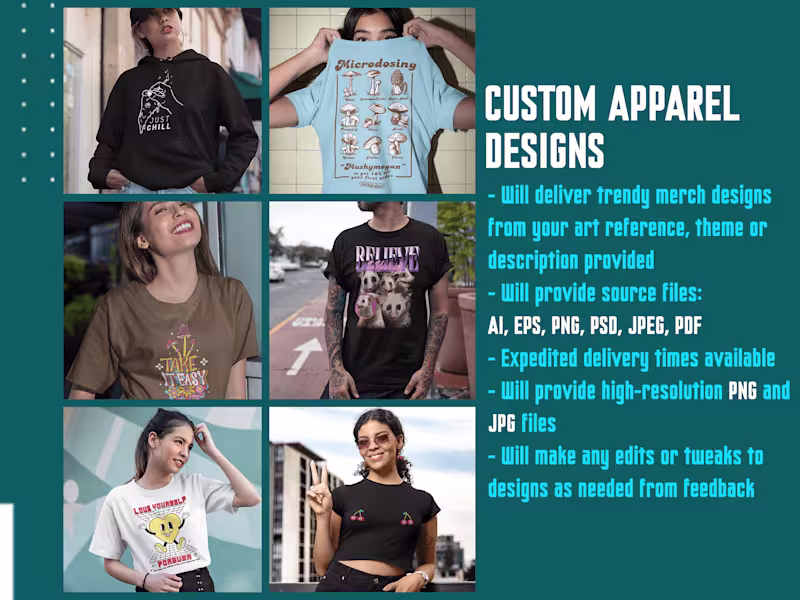 Cover image for Design a trendy creative concept or refresh an apparel concept